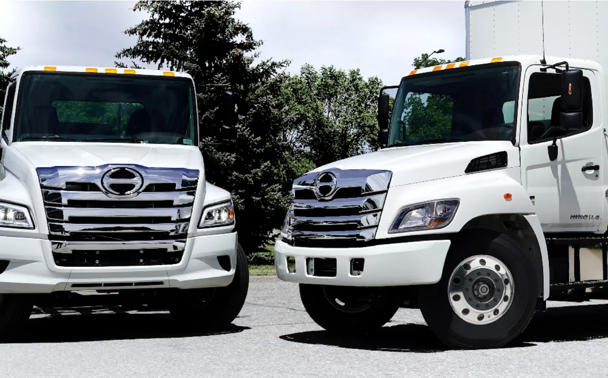two white hino trucks - hino trucks for sale from kenworth of louisiana